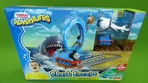 Thomas and Friends Shark Attack Loop Track Playset Harold Diecast Thomas the Tank Engine Train Toys