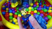 Paw Patrol Lookout Tower Playland Ball Pit LOTS of Balls Surprise Toys Blind Bags Sea Patrol Toys-