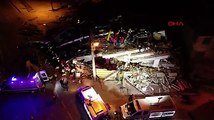 6.6 büyüklüğündeki deprem sonrasında Elazığ'daki arama-kurtarma çalışmaları drone ile görüntülendi