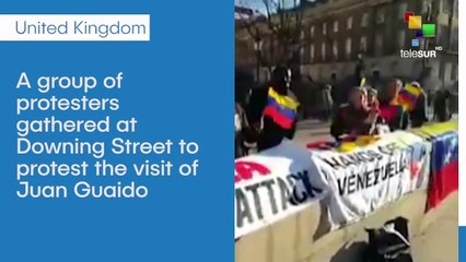 Guaido Visit To London Met By Protests