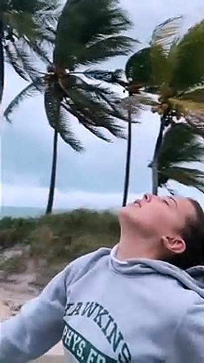Millie Bobby Brown - Fighting with Wind!