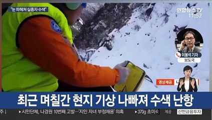 안나푸르나 실종자 수색 엿새째…"눈 파헤치기 시작"