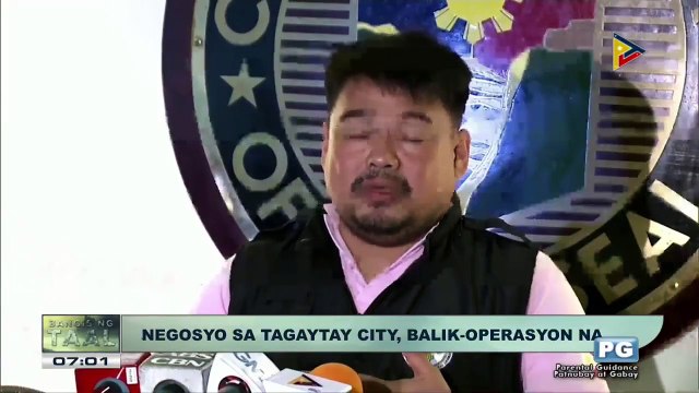 NEWS & VIEWS: Negosyo sa Tagaytay City, balik-operasyon na; agrikultura sa Tagaytay, apektado pa rin