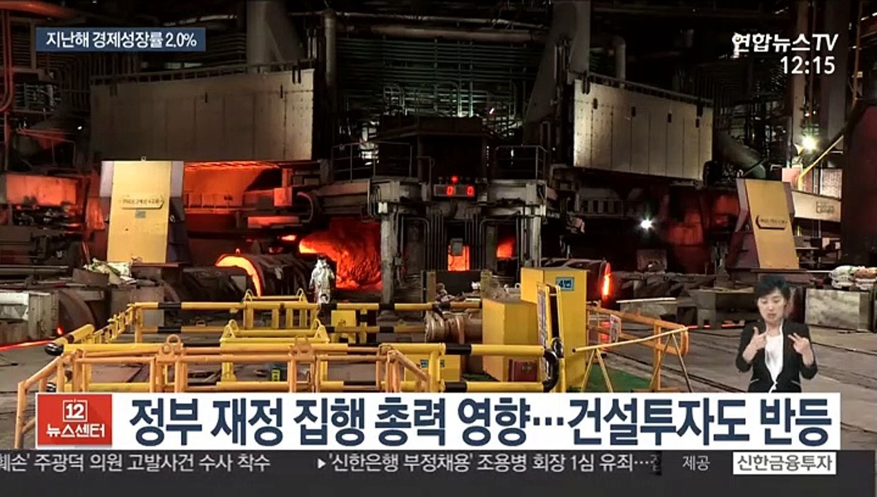 지난해 경제성장률 2.0%…10년 만에 최저
