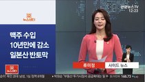 [사이드 뉴스] 맥주 수입 10년만에 감소…일본산 수입 반토막 外
