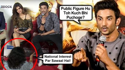 Sushant Singh Rajput ANGRY On Reporter For NEPOTISM With Kriti Sanon | THROWBACK