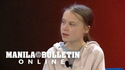 Greta Thunberg at WEF says "nothing has been done" for the climate