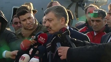 Bakan Koca: "Toplam 17 Hastanın 10 Tanesini Türkiye'ye Getirmiş Olduk"