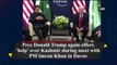 US President Donald Trump again offers 'help' over Kashmir during meet with PM Imran Khan in Davos