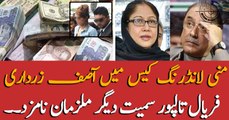 Asif, Faryal and other's nominated in Money Laundering Case