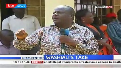 Majority Chief whip Benjamin Washiali condemns police action