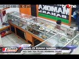 Detik-detik Pelaku Begal Sasar Warteg Pakai Celurit