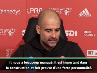 24e j. - Guardiola sur Laporte : "Il nous avait manqué"