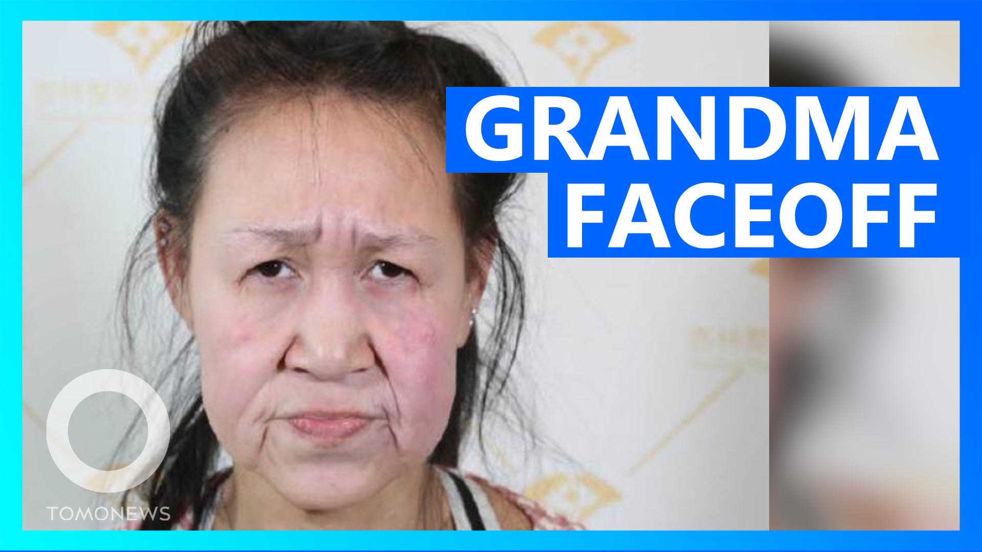 Chinese teen with grandmother face gets brand new mug