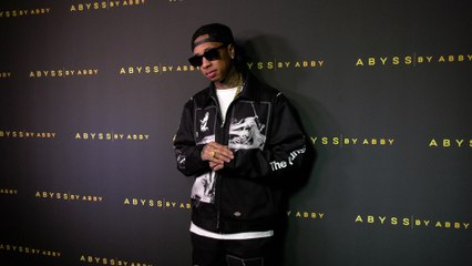 Tyga "Abyss by Abby’s Goddess Within Collection Launch" Red Carpet