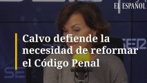Calvo defiende la necesidad de reformar el Código Penal
