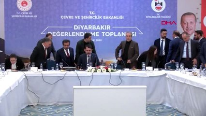 Çevre ve şehircilik bakanı kurum, diyarbakır'da