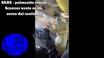 CORONAVIRUS - Scanner sui passeggeri a bordo di un aereo da parte dei sanitari