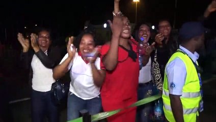 Former conjoined twins return to Cameroon