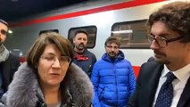 Calabria, Toninelli alla stazione di Sibari (21.01.20)