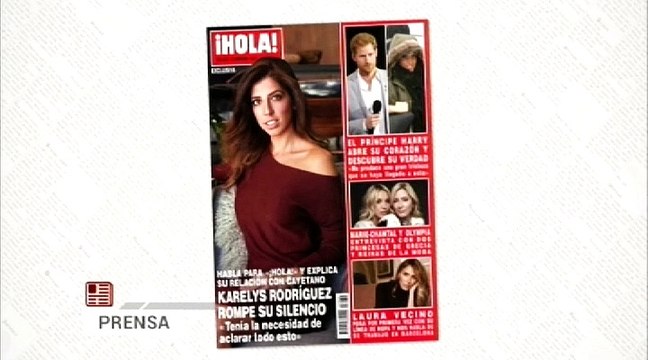 Crónica Rosa: Karelys Rodríguez habla sobre su relación con Cayetano en '¡Hola!'