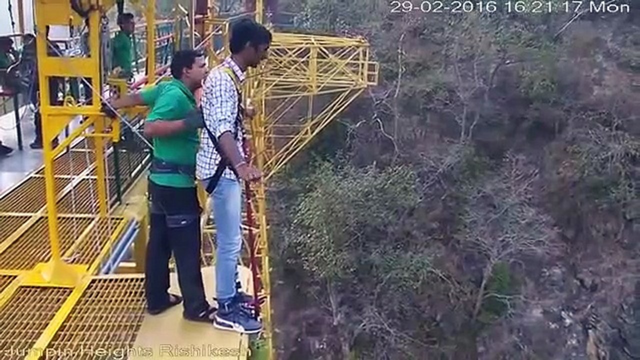 TOP The Funny Bungee Jump in RishikeshThis is a very awesome technical clip