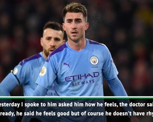 I spoke with Laporte - Pep on defender's return
