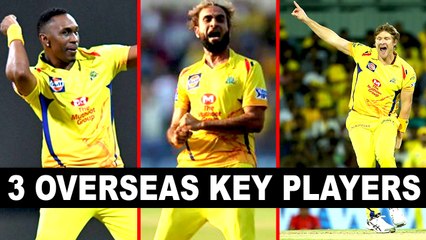 IPL 2020: 3 overseas players for CSK will play key roles