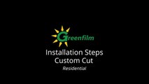 How to Install Static Cling Window Film for Residential Custom Cut Size | GreenFilm USA