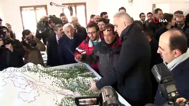 Bakan Ersoy Aladağ Kayak Merkezinde incelemelerde bulundu