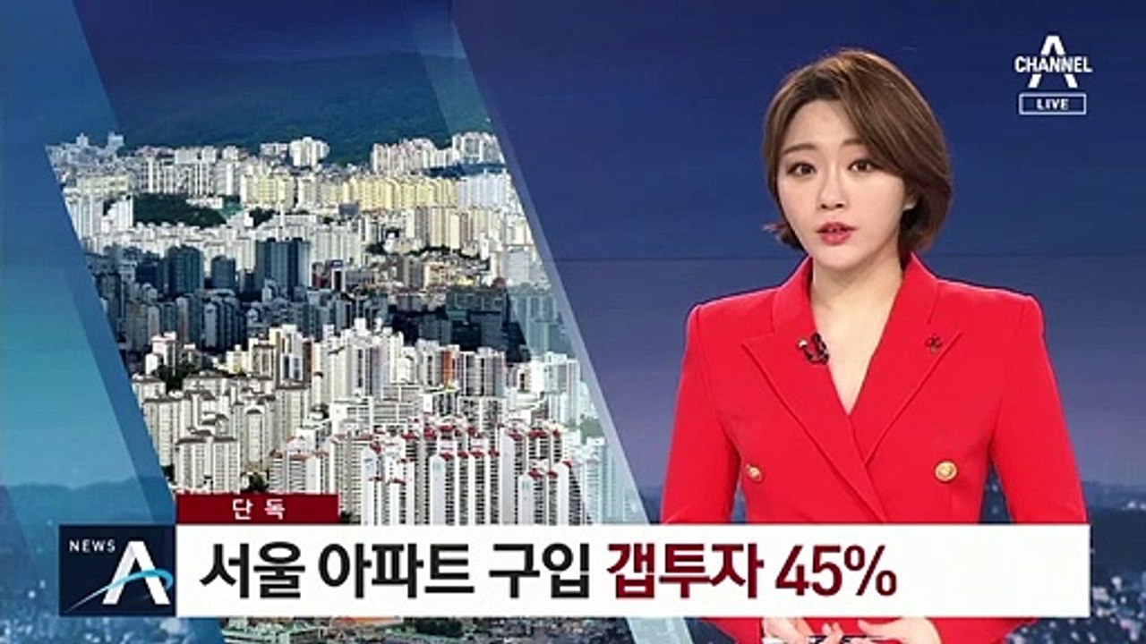 [단독]지난해 서울 주택 구입 ‘갭투자’ 비중이 45%