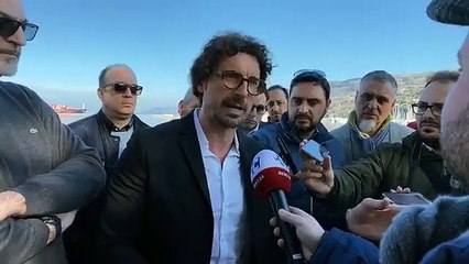 Toninelli - Dichiarazioni alla stampa da Vibo Marina (22.01.20)
