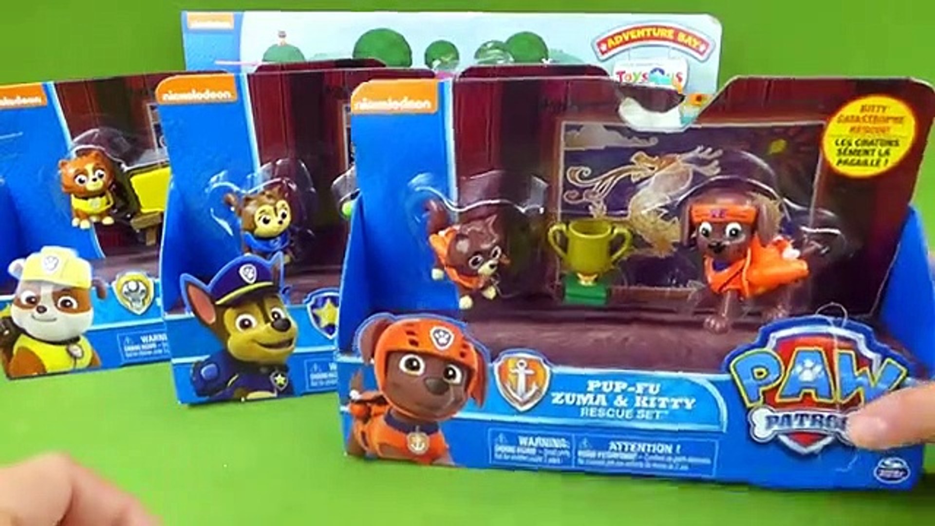NEW Paw Patrol Toys Catastrophe Crew Kittens Pup Fu Chase Rubble Zuma  Mission Paw Humdinger Cat Toys - video dailymotion