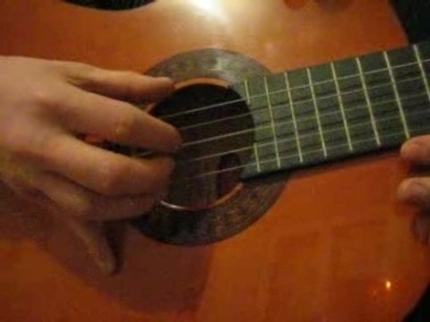 Cours guitare début arpège