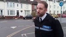 Chief Supt Ben Smith speaking in Tachbrook Road following the murder of Nasir Patrice