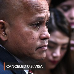 Dela Rosa confirms U.S. visa canceled