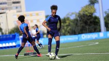 A l'entraînement avec les féminines avant Guingamp - OM