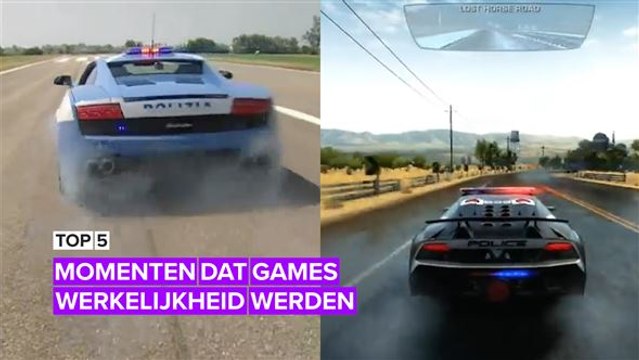 Soms lijkt de werkelijkheid heel erg op een game
