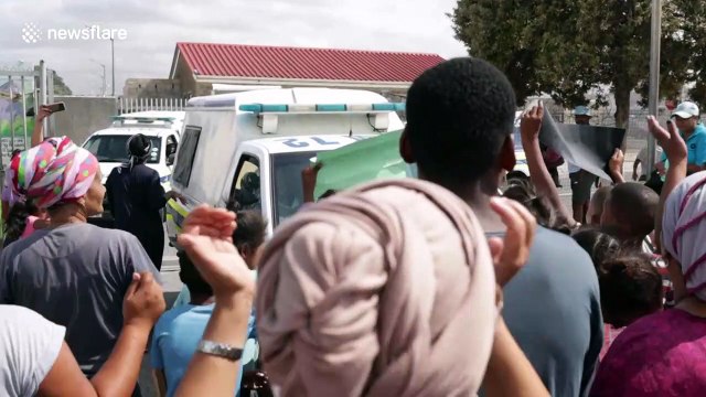 South African school's lack of adequate toilets causes rage among parents