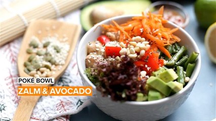 Zo maak je een heerlijke zalm poké bowl!