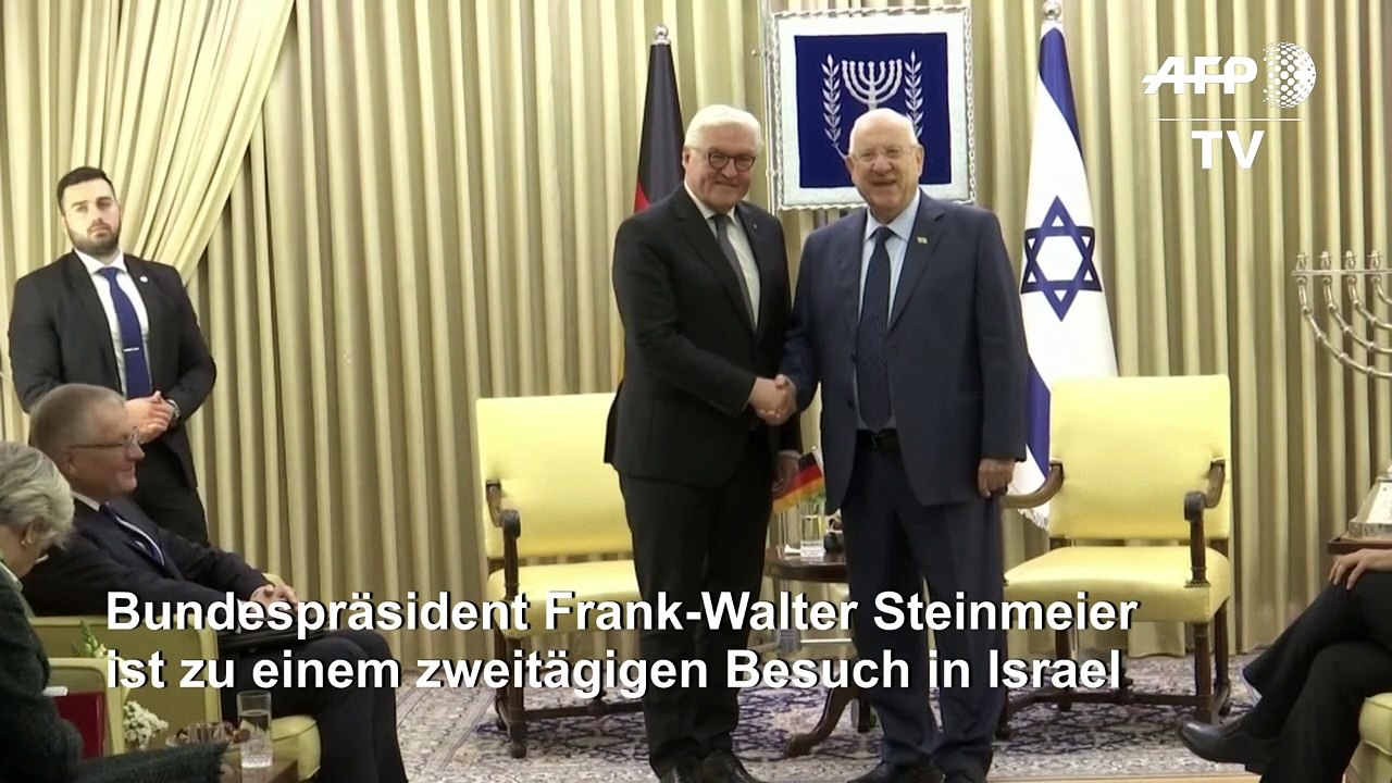 Israel dankt Steinmeier für Verdienste für Israel