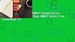 Full E-book  Franklin GMAT Vocab Builder: 4507 GMAT Words for High GMAT Score: Free Download CD