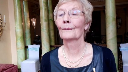 Yvonne Woodcock receives her British Empire Medal