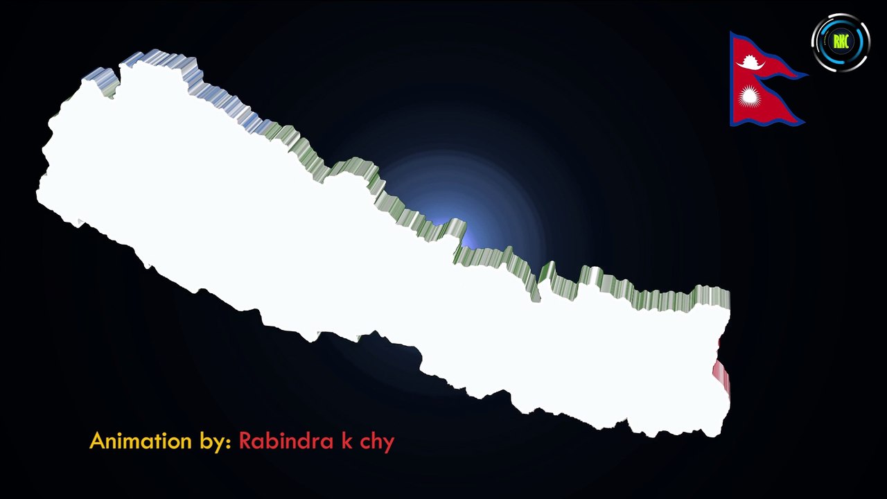 Nepal Map 3D नेपाल नक्शा थ्रिडि