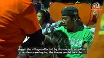 WATCH: Taal evacuees cry for help as House holds 'symbolic' session in Batangas