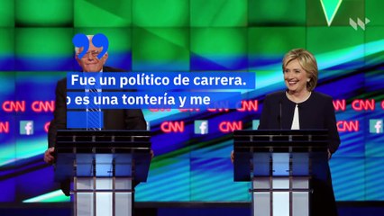 Hillary Clinton dice que 'a nadie le gusta' Bernie Sanders, no lo respaldará