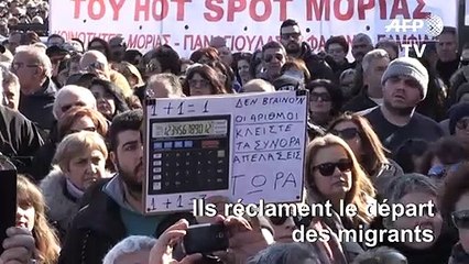 Grèce: les îles égéennes se mobilisent contre les camps de migrants