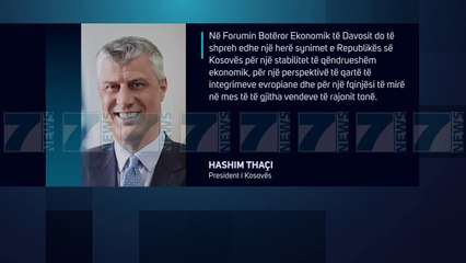 THAÇI DHE VUÇIÇ «BASHKE» NE DAVOS PER BALLKANIN - News, Lajme - Kanali 7