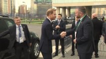 Prince Harry arrives for UK-Africa investment summit