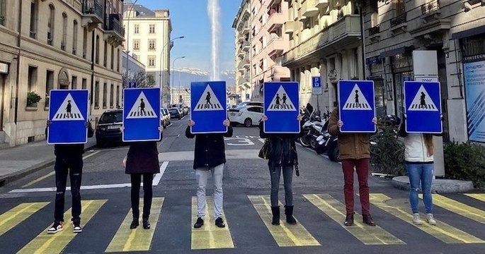 Genève : 250 panneaux de signalisation seront à l'effigie des femmes pour plus d'égalité dans l'espace public
